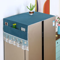 Refrigerator cover dust cover refrigerator cover cloth refrigerator cover single door double door refrigerator towel washing machine cover universal cover