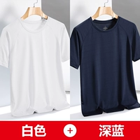 Белый+темно -синий