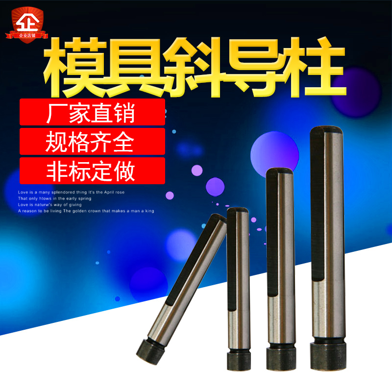 Factory direct mold oblique guide column ordinary slider oblique guide column Plastic mold 45#steel oblique guide column mold accessories