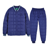 Childrens down jacket liner set 2020 new autumn and winter childrens clothing big boys school uniform with two sets of warm