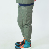 Childrens clothing in winter thickened middle-aged childrens down pants boys pants inner liner wear high waist and fat