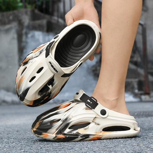 Летние нескользящие тапочки на платформе для отдыха, пляжные сандалии, размер