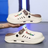 Летние тапочки, мужские спортивные слайдеры, нескользящие износостойкие пляжные сандалии