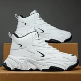 Высокие сапоги, летняя нескользящая баскетбольная обувь, спортивные высокие туфли для отдыха на платформе, подходит для подростков, для бега