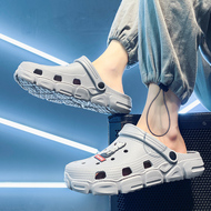 Dép nam mặc ngoài mùa hè, dép xỏ ngón túi đi biển rỗng, dép xỏ lỗ phòng phẫu thuật y tế nam dép lê nữ giá rẻ dép quai hậu xỏ ngón nam