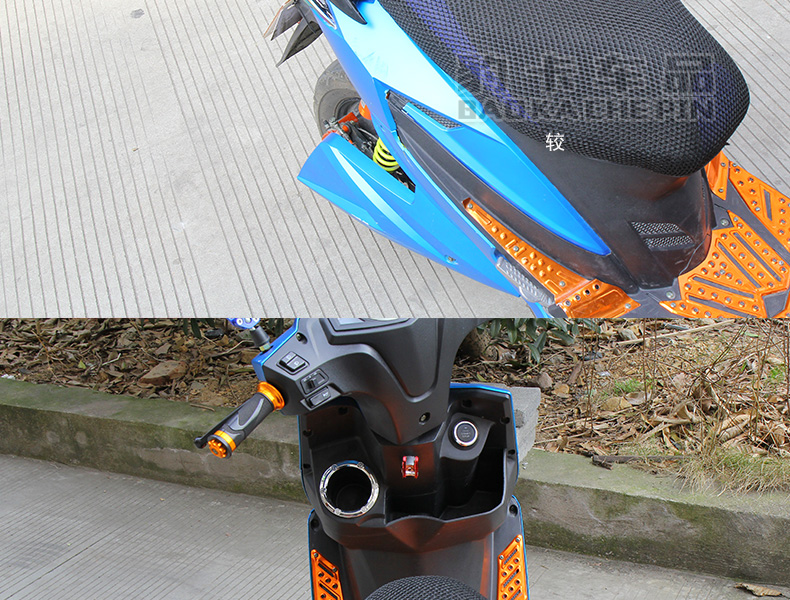 Xe máy 3D di động net kem chống nắng đệm thoáng khí xe điện bao gồm chỗ ngồi cách nhiệt mùa hè phổ bao gồm chỗ ngồi da bọc yên xe exciter 150