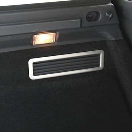 Harvard H2s trunk outlet brightness box stainless steel patch Harvard H2S modified interior