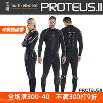 White tip shark Fourth Element Proteus II 3mm 5mm couples one-piece wetsuit