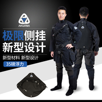 White Tip Shark AKUANA Hummingbird 2 Extreme Side Mount 35 lbs Professional Cave Technology Scuba Diving Side Mount Deep Diving