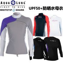 AQUALUNG surf suit UPF50 sun protection suit jellyfish suit scuba diving snorkeling deep diving base layer warm