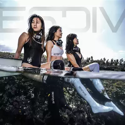 BESTDIVE diving good 2-3mm long tube diving socks over the knee socks free diving stockings neoprene