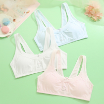 Students with chest pad beauty back small vest Development period childrens underwear Womens thin summer junior high school girl bra set