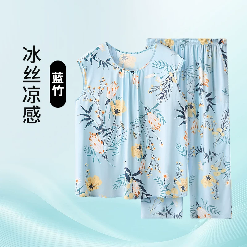 T-shirt, летняя шелковая тонкая underwear для среднего возраста, утягивающий эффект, свободный крой