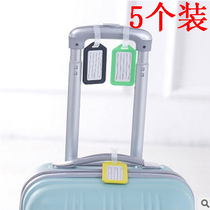 Pull Rod box Package Label Card Travel Anti-loss Name Baggage Card Check-in for Check-in Pendant