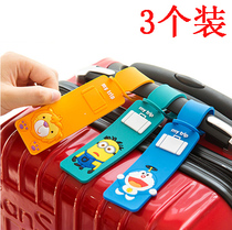 Boarding Consignment Signs for Cat Baggage Card Creative Suitcase Name Pendant Childrens School Bag