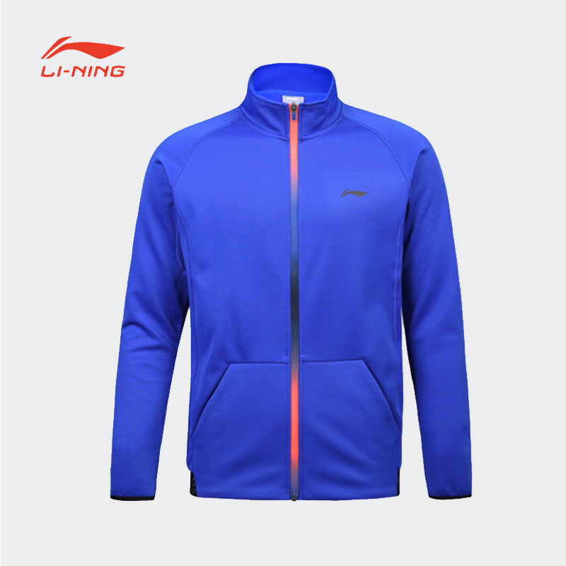 Li Ning Cavet jacket for men and women lovers Autumn Winter Group Purchase of long sleeves thick cotton T Comfort Warm Sportswear