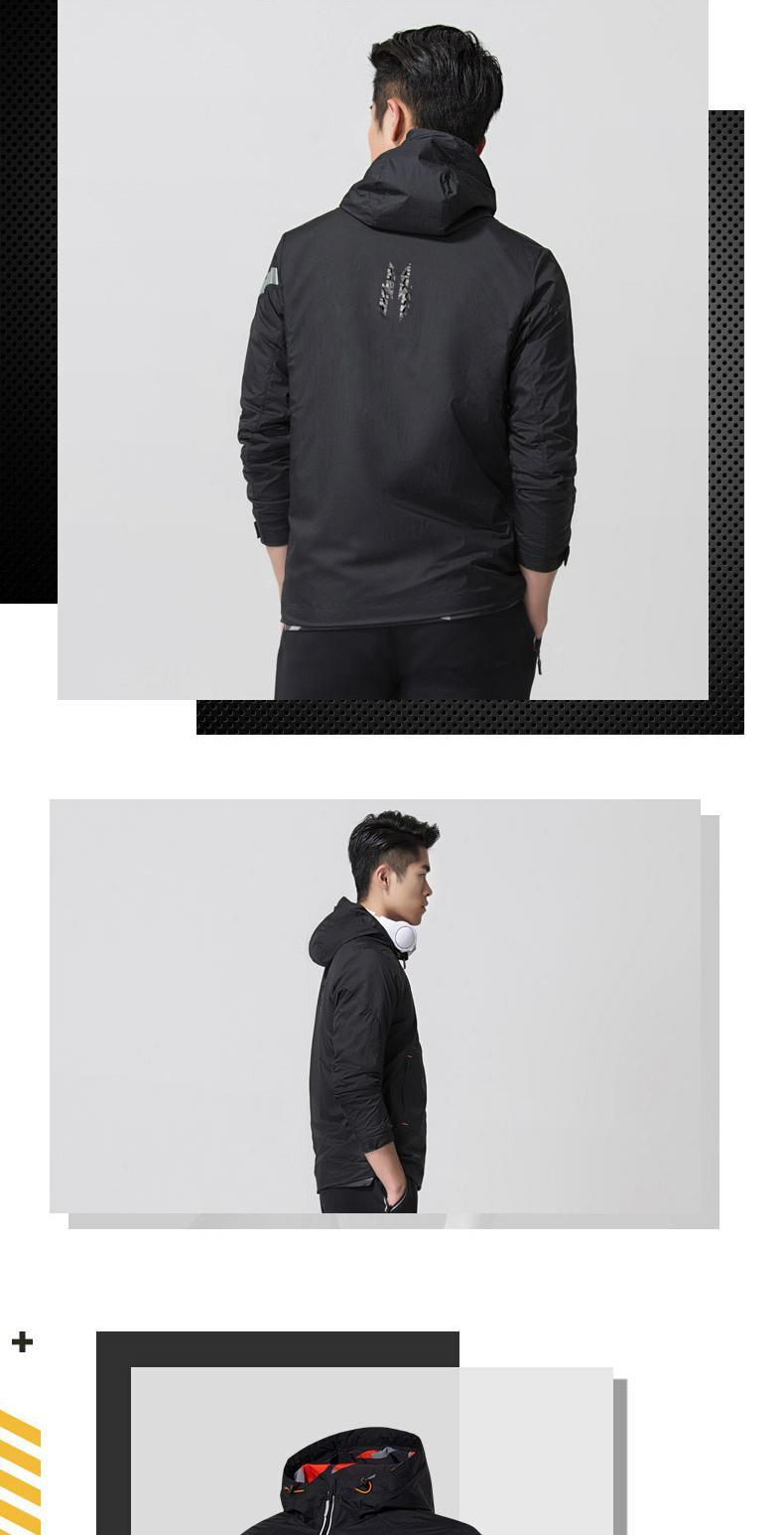 Áo gió thể thao Li Ning Dòng Wade thời trang nam thoải mái áo khoác áo khoác gió AFDM243-1 - Áo khoác thể thao / áo khoác áo gió nam lining