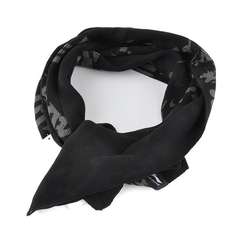 Li Ning Neutral Scarf Sports Life Series Comfort Fashion Scarves AWJM003 Men And Women Universal Scarves