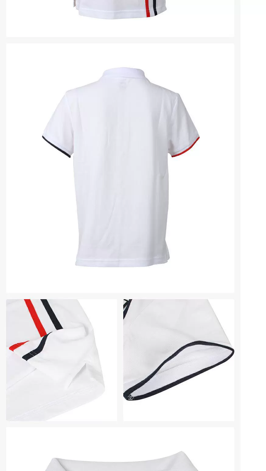 Trẻ em Li Ning mặc áo thun bé trai ngắn tay mùa hè thấm hút ẩm cho bé trai áo thun ngắn tay YPLM001-3 - Áo polo thể thao