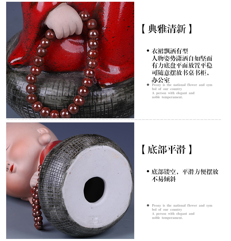 Jingdezhen ceramics manual its of Buddha figure furnishing articles of sitting room furniture study of new Chinese style decoration