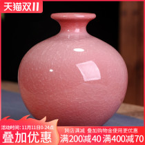 Jingdezhen Ceramic Vase ornaments living room flower arrangement official kiln antique new Chinese home decoration TV cabinet