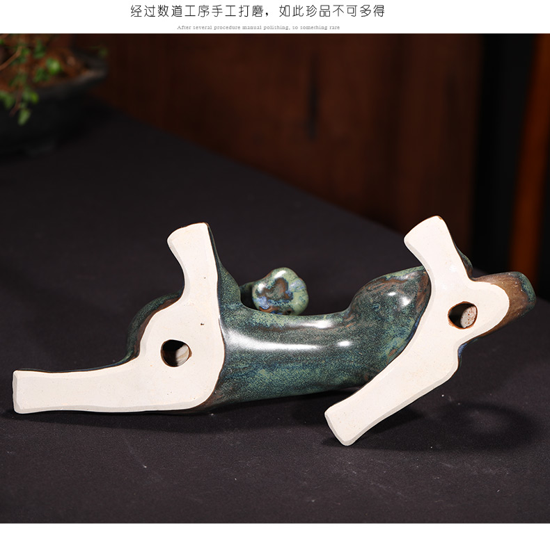 Jingdezhen ceramics from imitation bronze its dragon new Chinese style decoration feng shui sitting room adornment handicraft furnishing articles