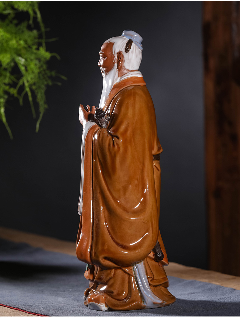 Ceramic like Confucius like statues sage Confucius furnishing articles prosperous career academic study sitting room adornment