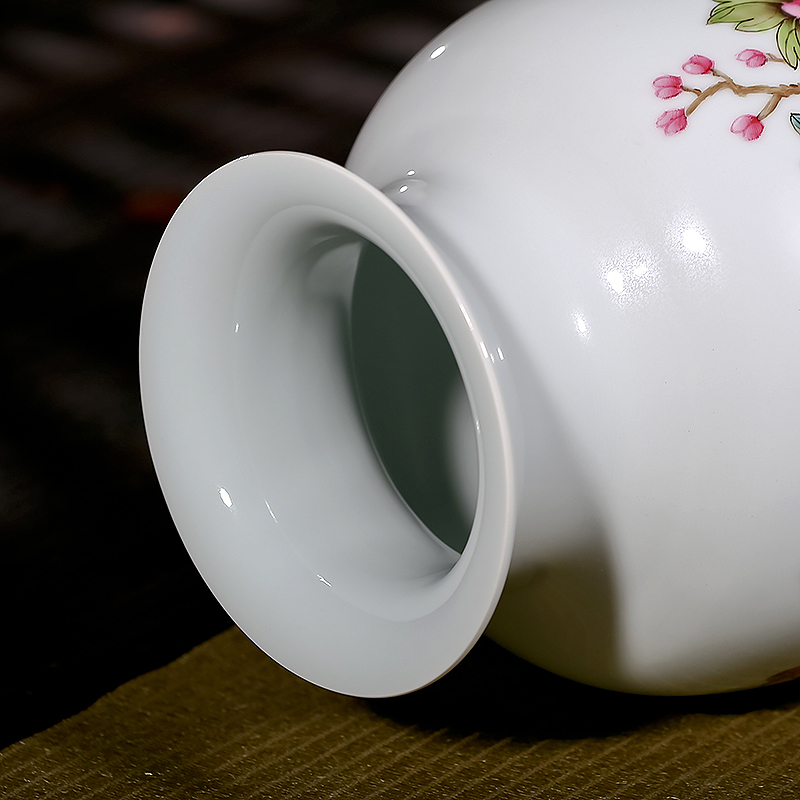 Jingdezhen ceramics celebrity virtuosi master hand - made vases furnishing articles furnishing articles sitting room adornment of new Chinese style porch