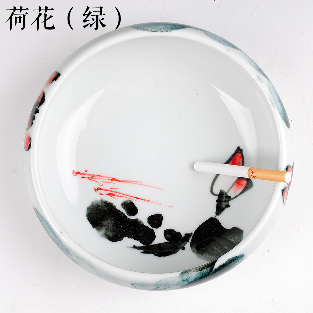 Jingdezhen ceramics tea table ashtray creative modern Chinese style restoring ancient ways is themed restaurant office furnishing articles in the living room