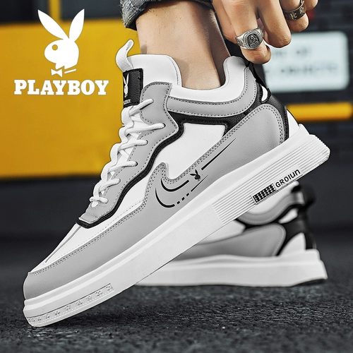 Playboy, обувь, высокие мужские универсальные спортивные трендовые кроссовки для отдыха, 2021 года