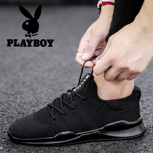 Playboy, мужская зимняя дышащая тонкая сетчатая дезодорированная универсальная обувь для отдыха, для бега