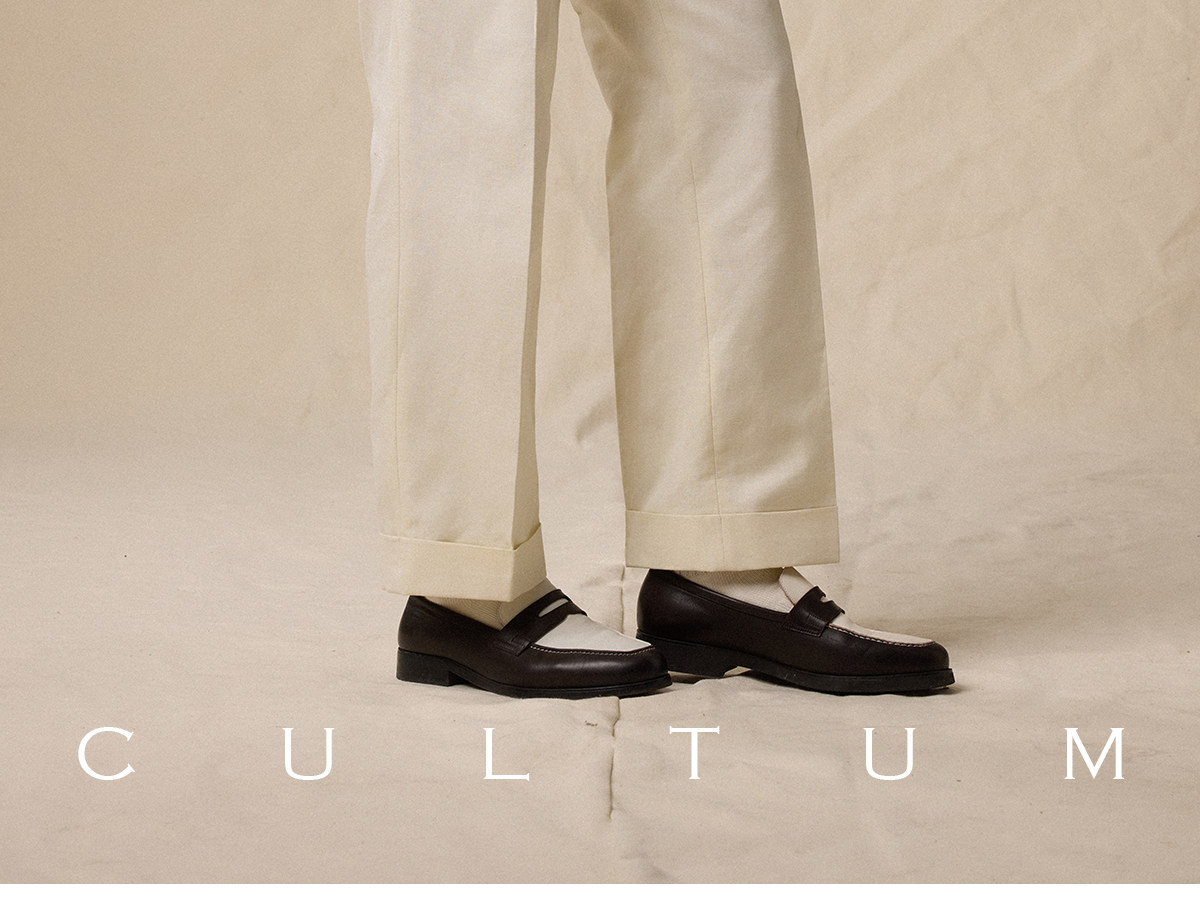 CULTUM Straight-Leg Pleated Trousers