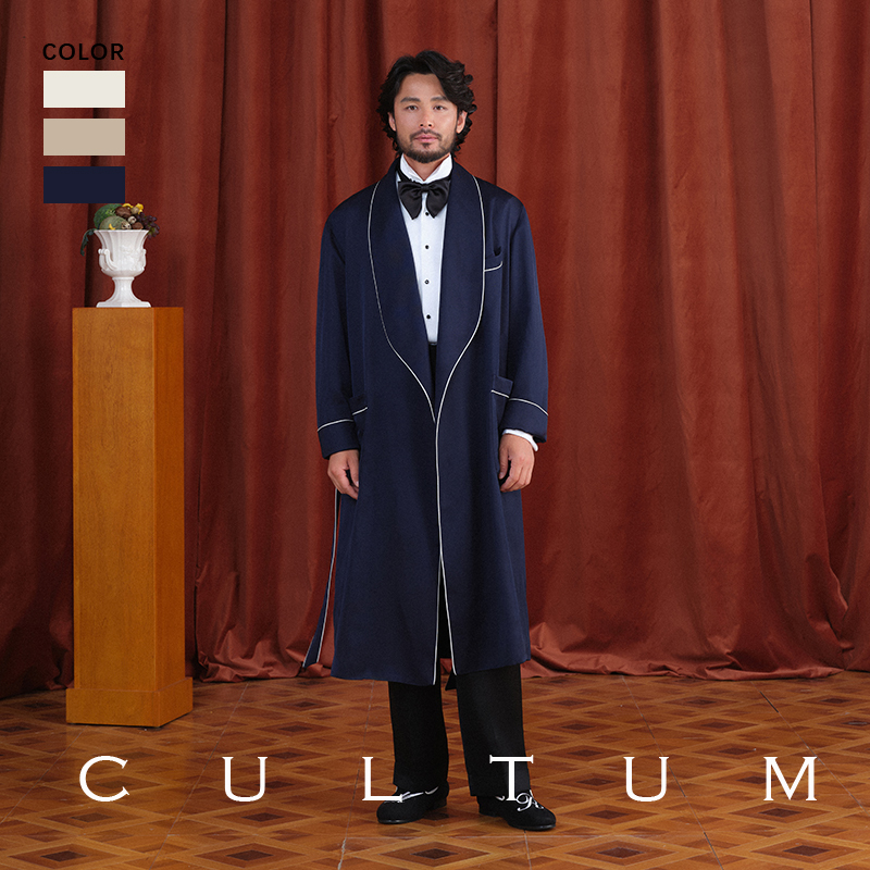 【Linen Acetate Tencel】Cultum Elegant Old Money Style Robe Bathrobe Men's Smoking Suit Morning Gown Dress 【Linen Acetate Tencel】Cultum Elegant Old Money Style Robe Bathrobe Men's Smoking Suit Morning Gown Dress