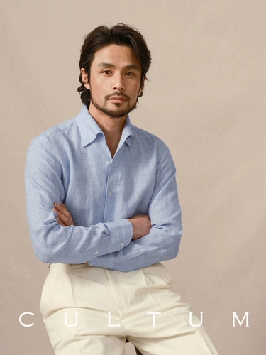 CULTUM Летняя тонкая дышащая рубашка