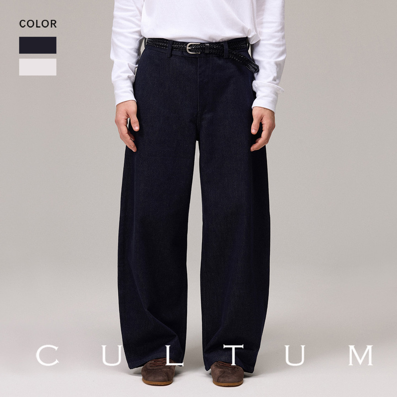 【Flexible, Wide and Drapey, Leg-Slimming】Cultum Autumn and Winter Denim Wide-Leg Casual Scimitar Pants, Wrinkle-Free, New Style for Men and Women 【Flexible, Wide and Drapey, Leg-Slimming】Cultum Autumn and Winter Denim Wide-Leg Casual Scimitar Pants, Wrinkle-Free, New Style for Men and Women