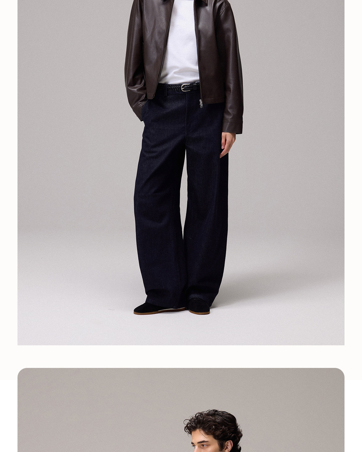 CULTUM Cropped Zip-Up PU Jacket