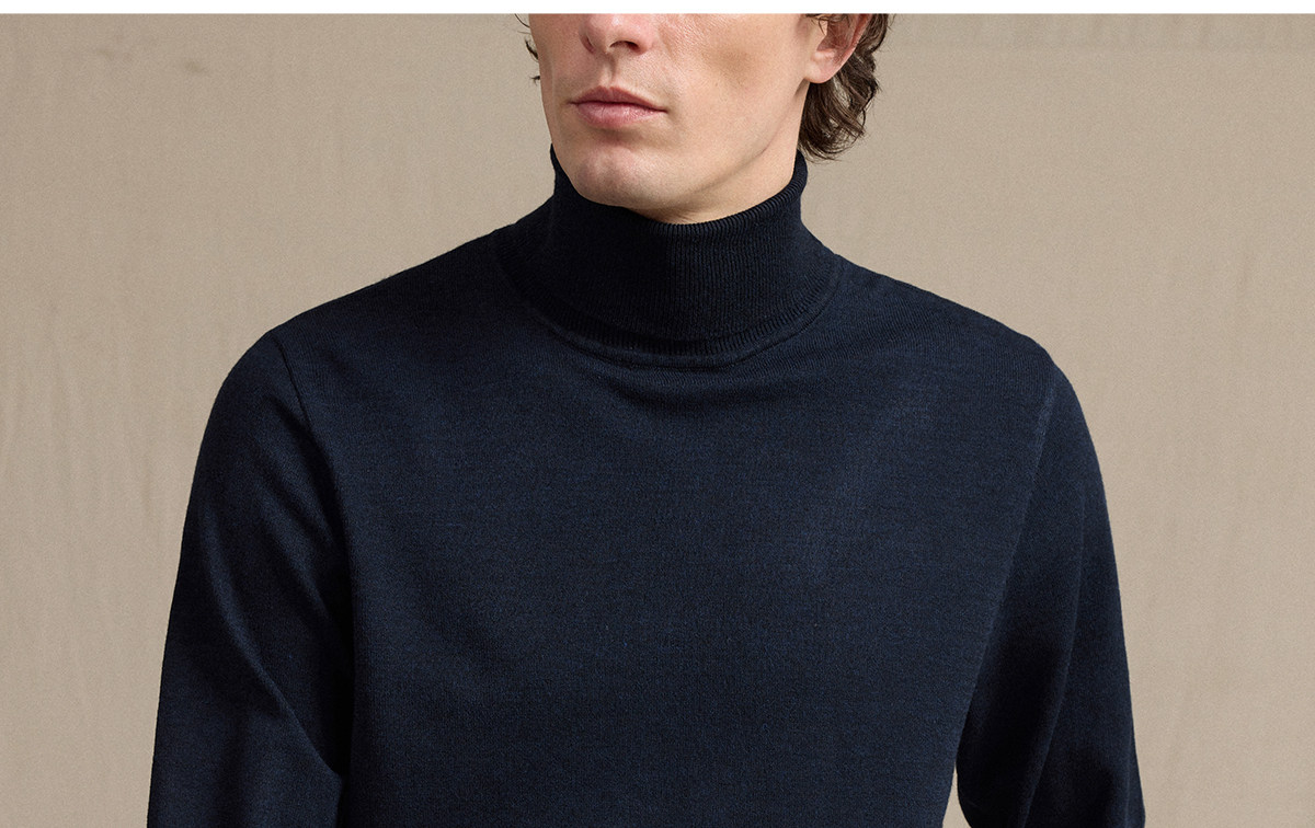 CULTUM High-Neck Wool-Blend Pullover