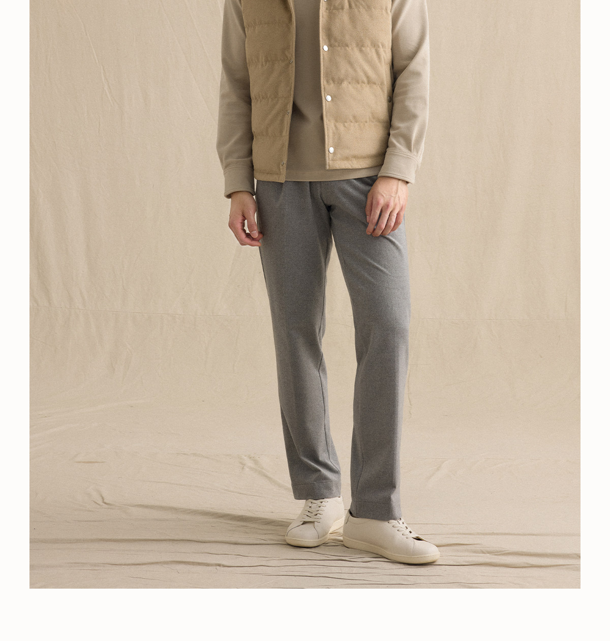 CULTUM Windsor Collar Long-Sleeve Polo