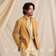 CULTUM Italian Naples suit jacket ຊຸດຜູ້ຊາຍຊຸດສີບົວແບບ ທຳ ມະດາ