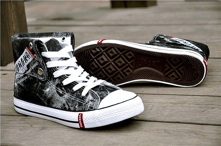 baskets homme - semelle caoutchouc - Ref 958282 Image 13