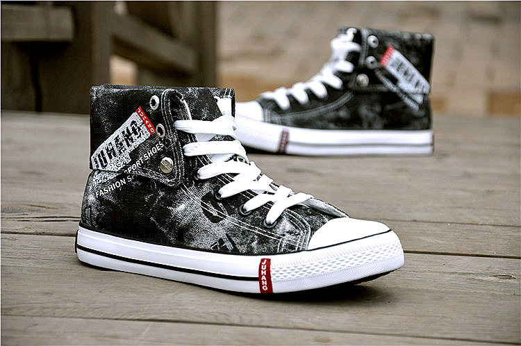 baskets homme - semelle caoutchouc - Ref 958282 Image 12