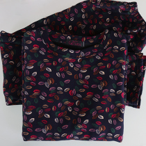 Middle-aged 200 pounds fat mother large size thermal underwear outside wearing leggings suit plus fat plus two-piece suit