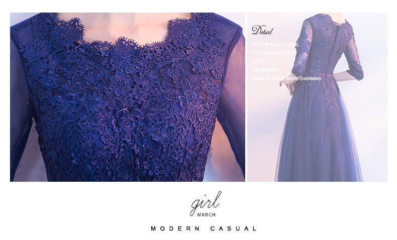 Robe de soirée manche de chemise - Ref 3213410 Image 22