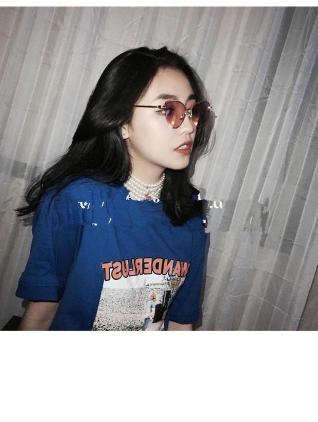 Kính mắt mèo retro hộp nghệ nữ kính râm Khuôn mặt nhỏ 2017ins có đoạn Kính râm nữ châu Âu kính gọng vuông