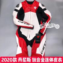 Dainese Denis Ducati Ducati Ducati Titanium Alloy Moto Locomotive Track Conjoined Racing Leather Clothing