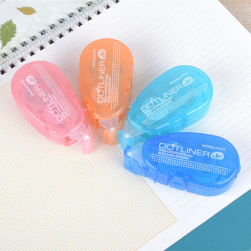 KOKUYO National Reputation Spot Glue Punctual Double-sided Adhesive Removable core correction belt transparent adhesive tape hand ledger sticker