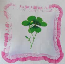 Cross stitch pillow printed pillow precision 100% printed embroidered pillow cartoon pillow set