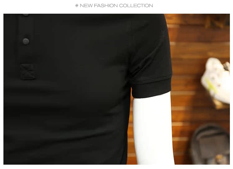 Xu hướng hè nam áo sơ mi POLO Hàn Quốc Slim 2019 mới ve áo nam ngắn tay áo thun nam đẹp trai nửa tay - Polo áo polo nam đẹp
