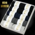 Vớ nam vớ cotton đen wz cotton ống cao eo rắn màu nam vớ vớ thể thao mùa đông vớ cotton 10 đôi