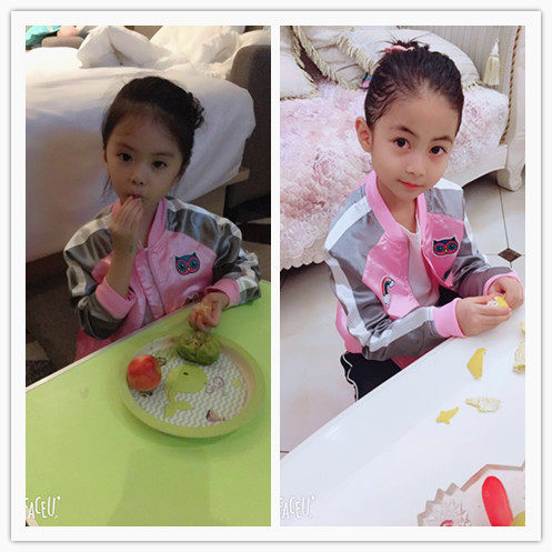 Clearance Spring and Autumn Girls Coat Embroidered Zipper Sweater Children's Baby Pink Baseball Jacket Cardigan - Taobao